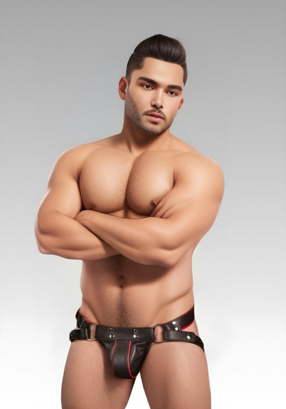 Gay Jockstrap Trojan Red